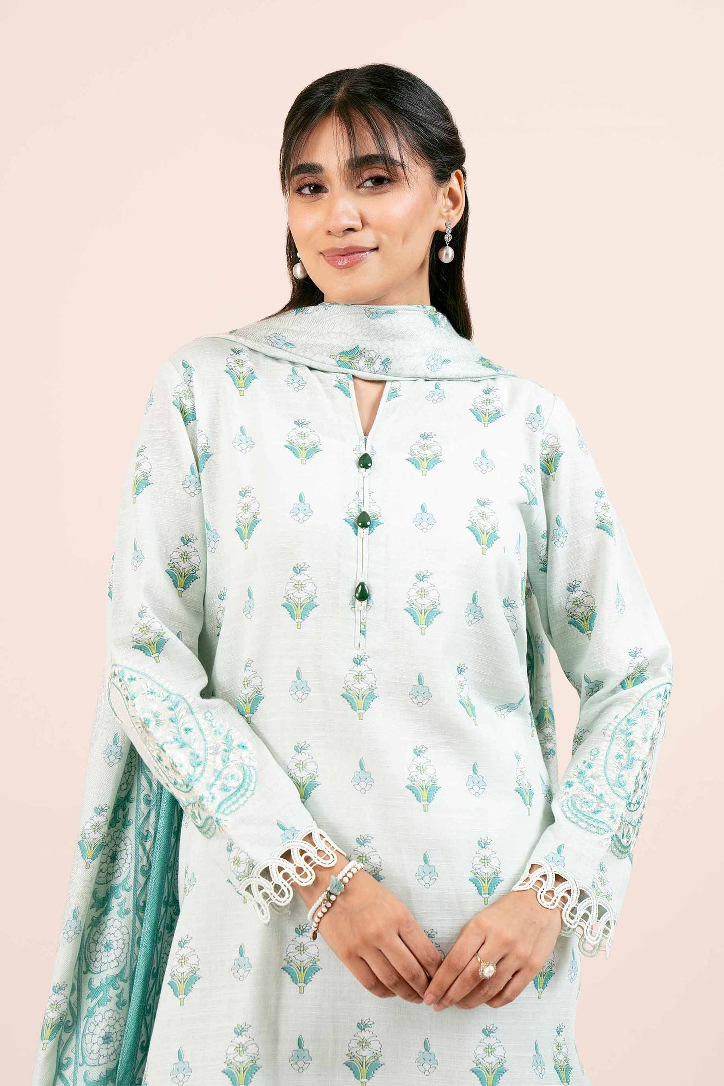 Nishaat Khaddar Three Piece Suit NS-KHD-FR01