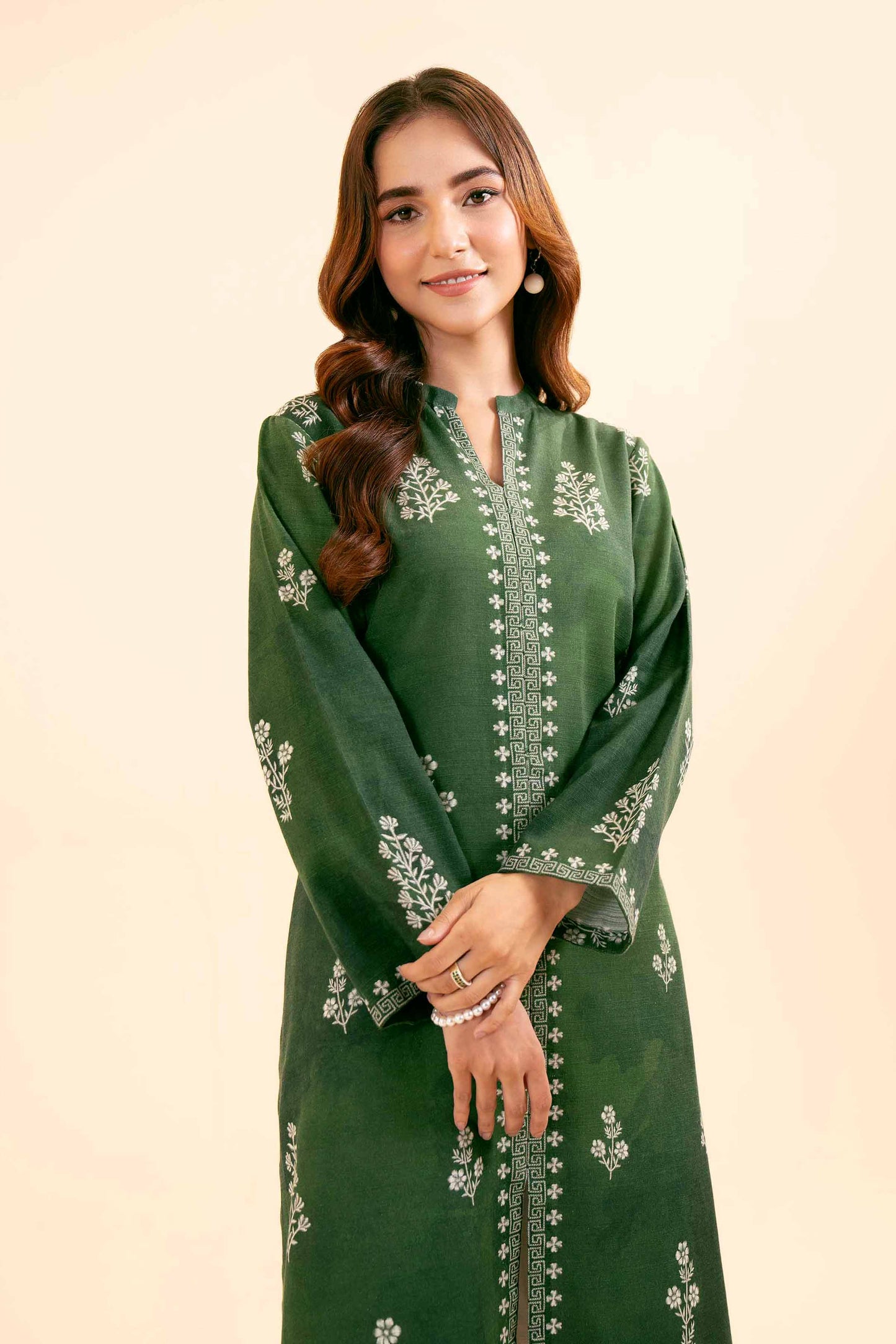 Nishaat Khaddar Two Piece Suit NS-KHD-GR03