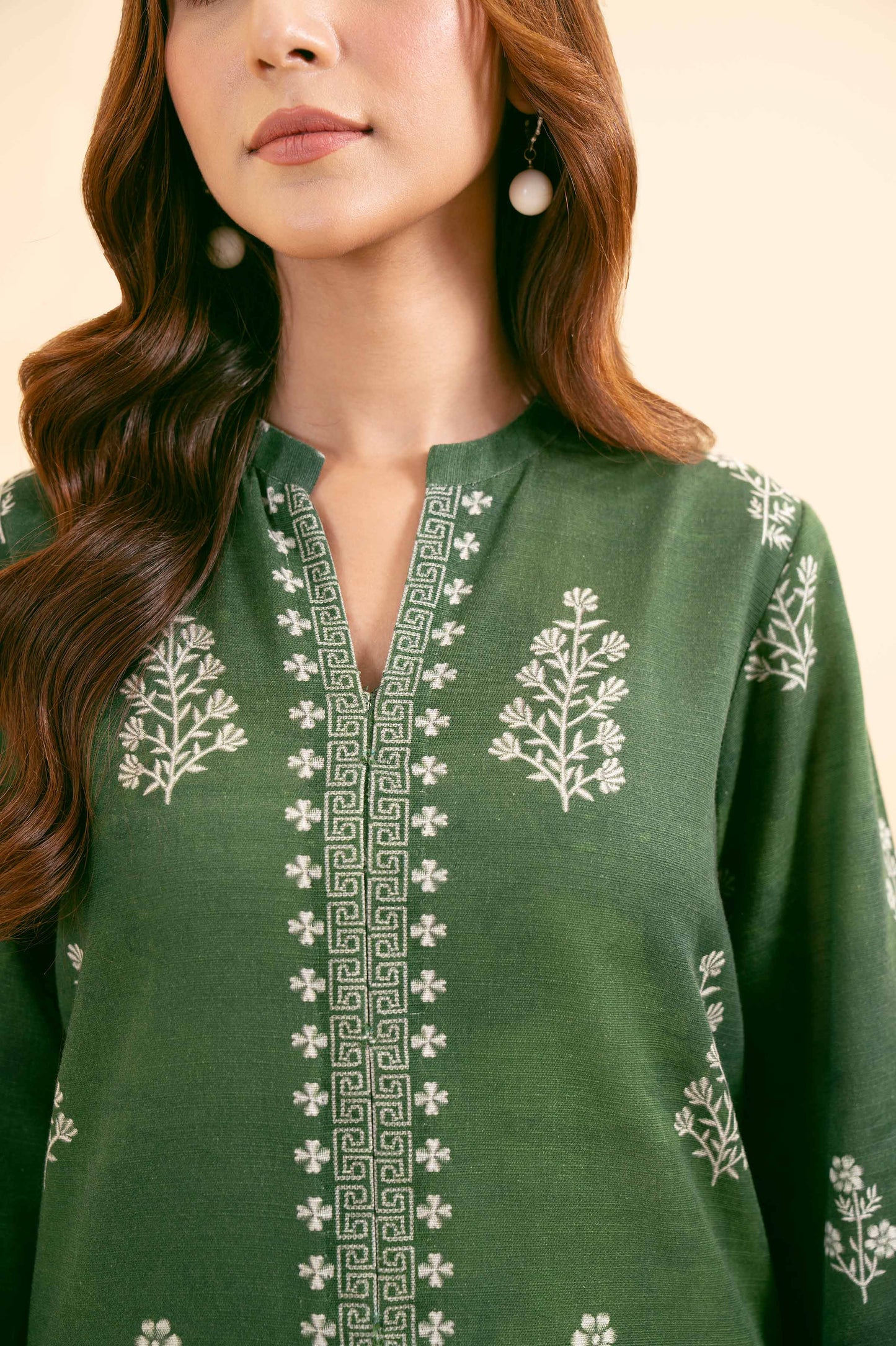 Nishaat Khaddar Two Piece Suit NS-KHD-GR03