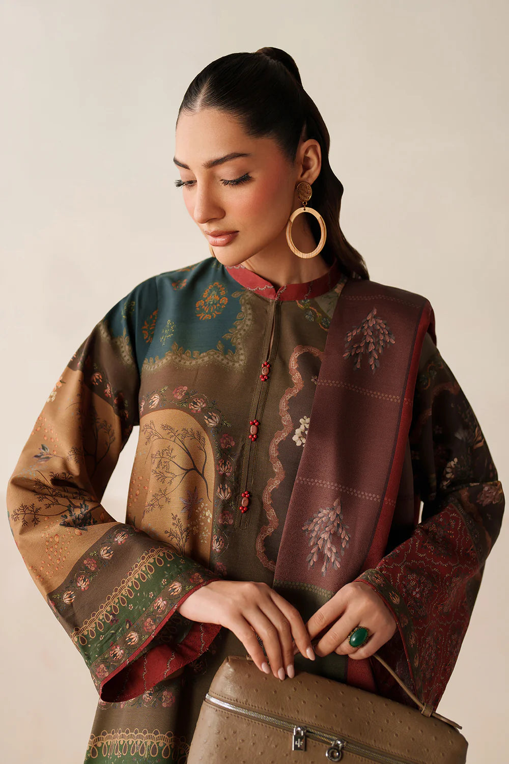 Baroque Viscose Linen Three Piece Suit BR-VC-MULT01