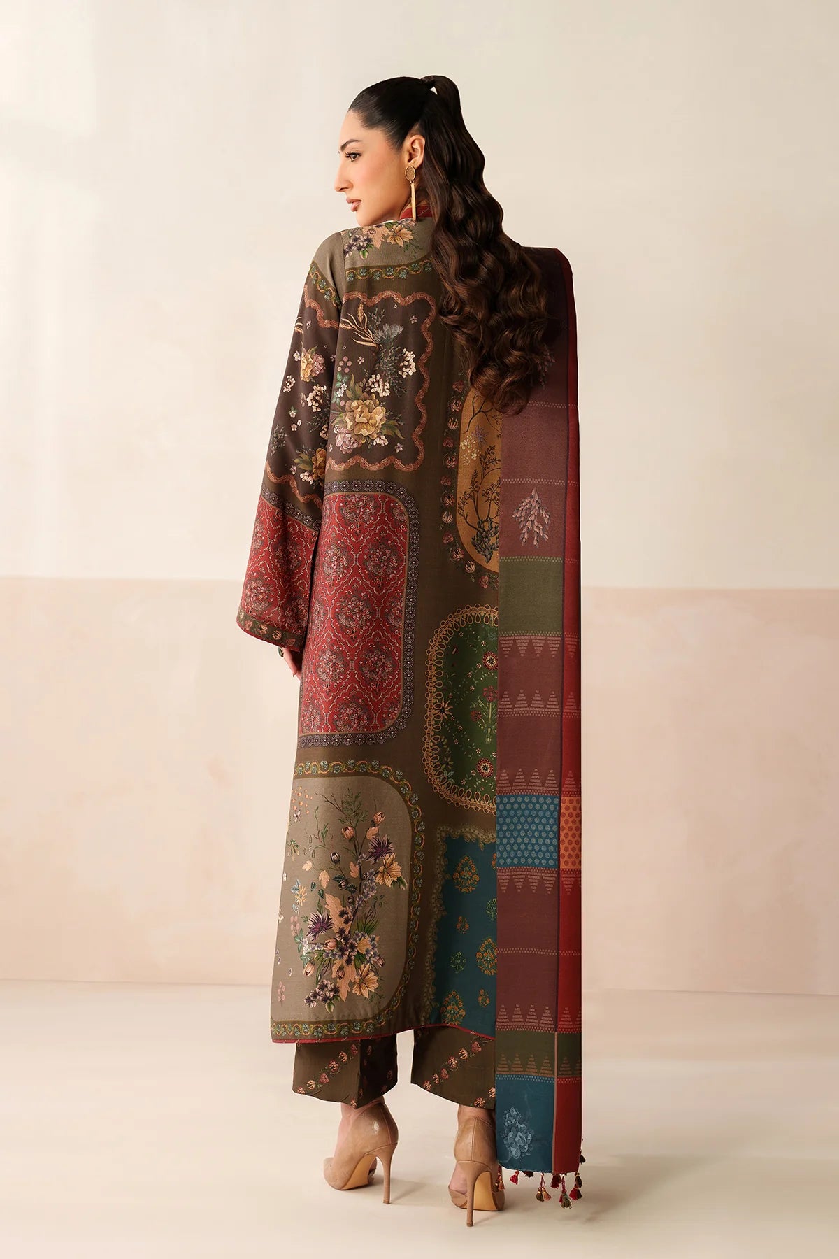 Baroque Viscose Linen Three Piece Suit BR-VC-MULT01