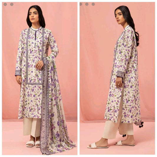 Sapphire lawn tailored stiched Pakistani trouser kameez dupatta Traditional Clothing