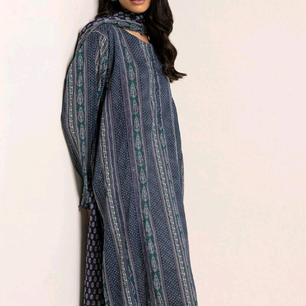 khaadi summer lawn tailored stiched Pakistani trouser dupatta  kameez Traditional Clothing