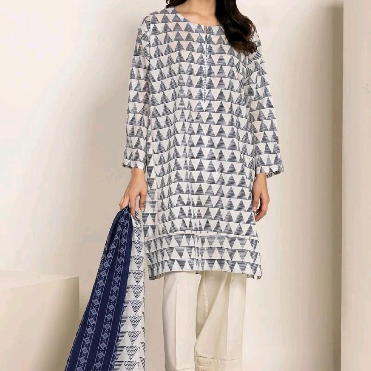 khaadi lawn summer tailored stiched Pakistani trouser kameez dupatta