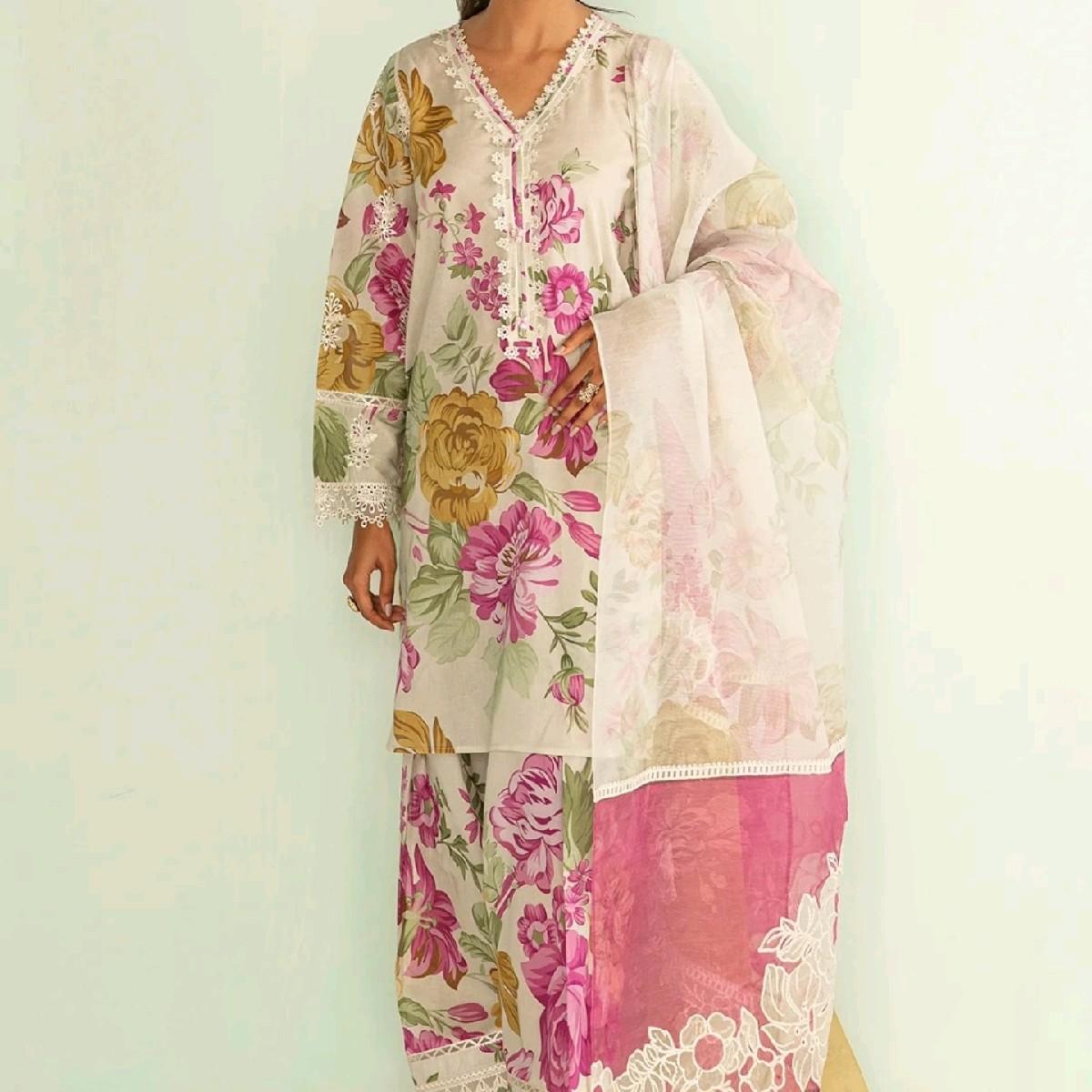 Barouque Pakistani trouser kameez dupatta Traditional Clothing tailored stiched eid outfit