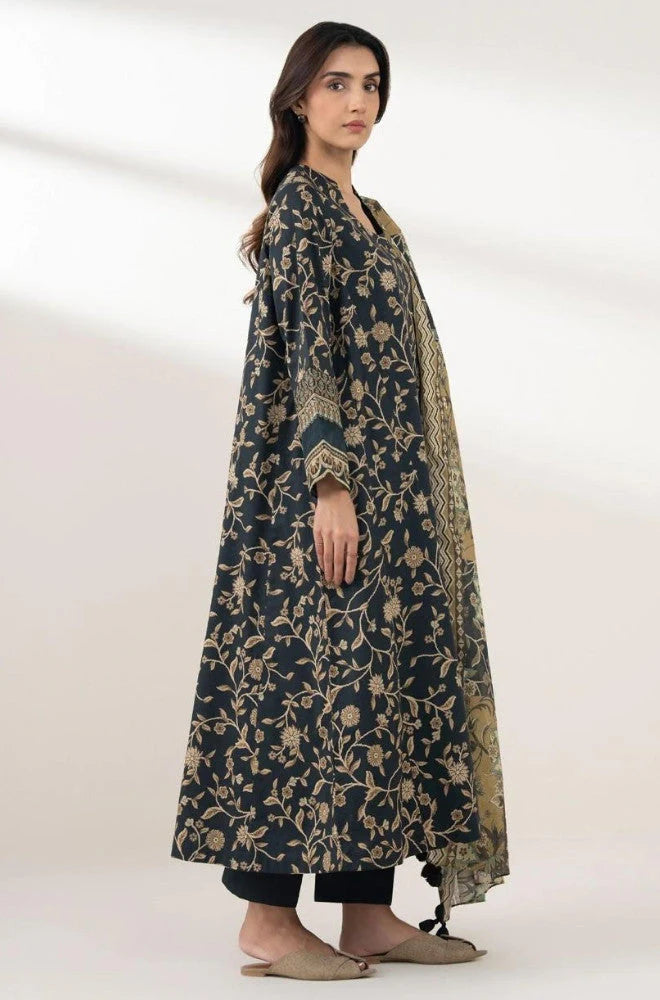 Sapphire Embroidered Lawn Three Piece Suit SP-LWN-BLK026