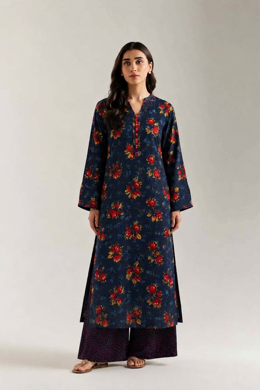Uznau Linen Two Piece Suit UZ-LNN-BLU023