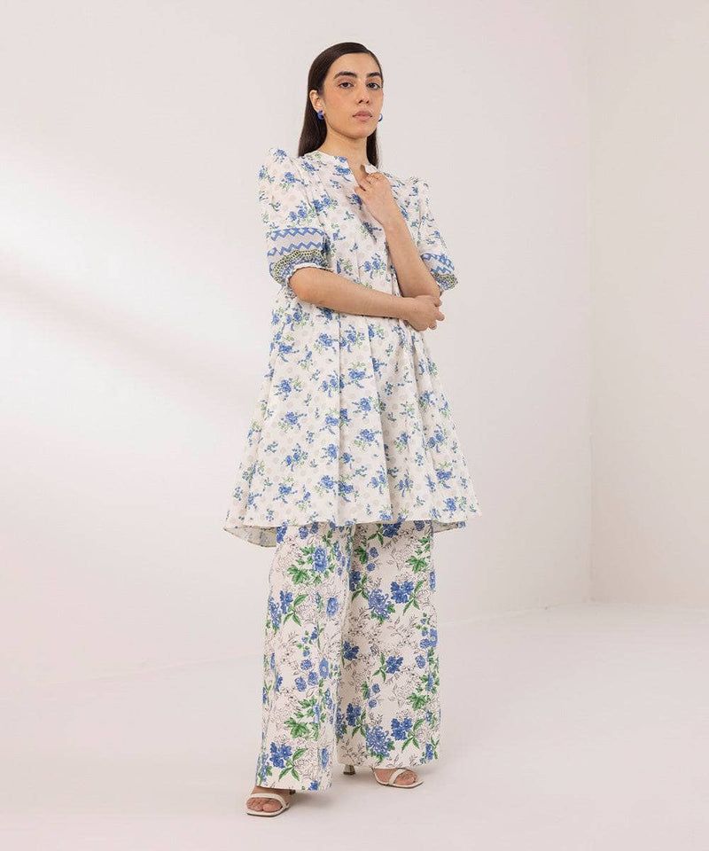 Sapphire Lawn Three Piece Suit SP-LWN-WHT02
