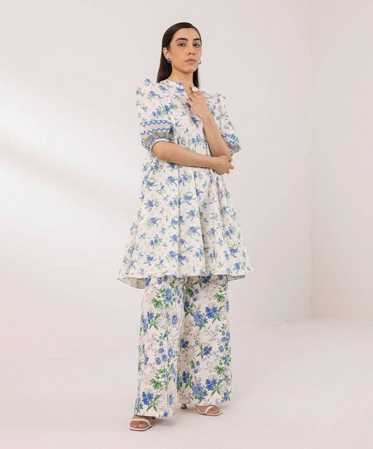 Sapphire Lawn Three Piece Suit SP-LWN-WHT02