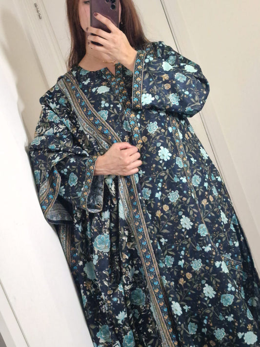 Uznau Khaddar Three Piece Suit UZ-KHD-GR08