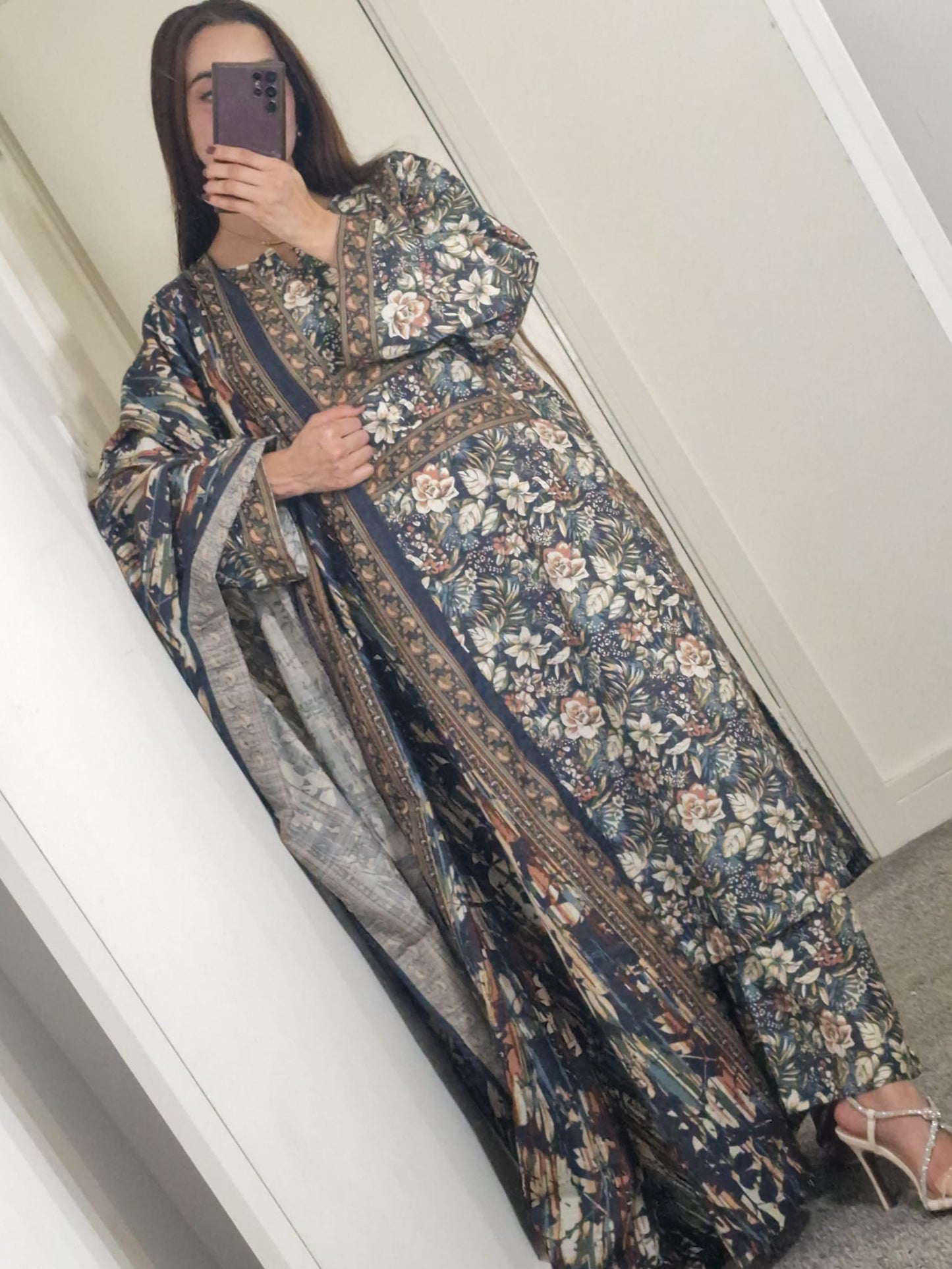 Uznau Khaddar Three Piece Suit UZ-KHD-GR07