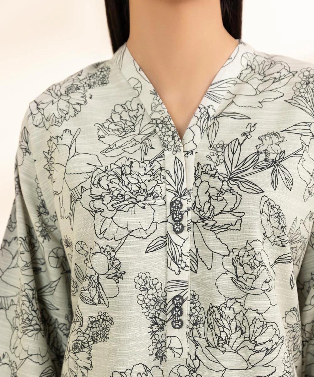 Sapphire Embroided Khaddar Three Piece Suit SP-KHD-GRY06