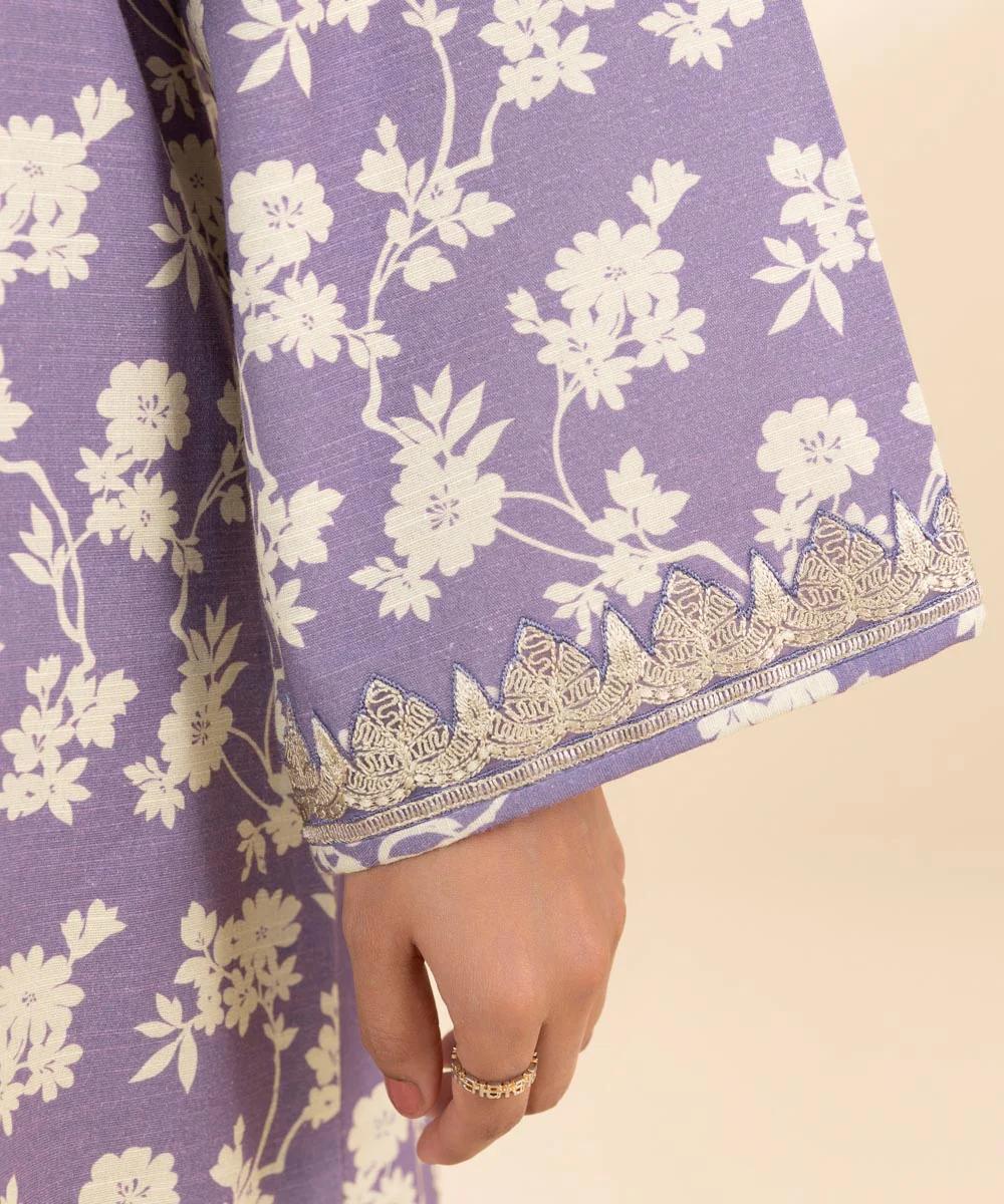 Sapphire Embroided Khaddar Three Piece Suit SP-KHD-PRP05