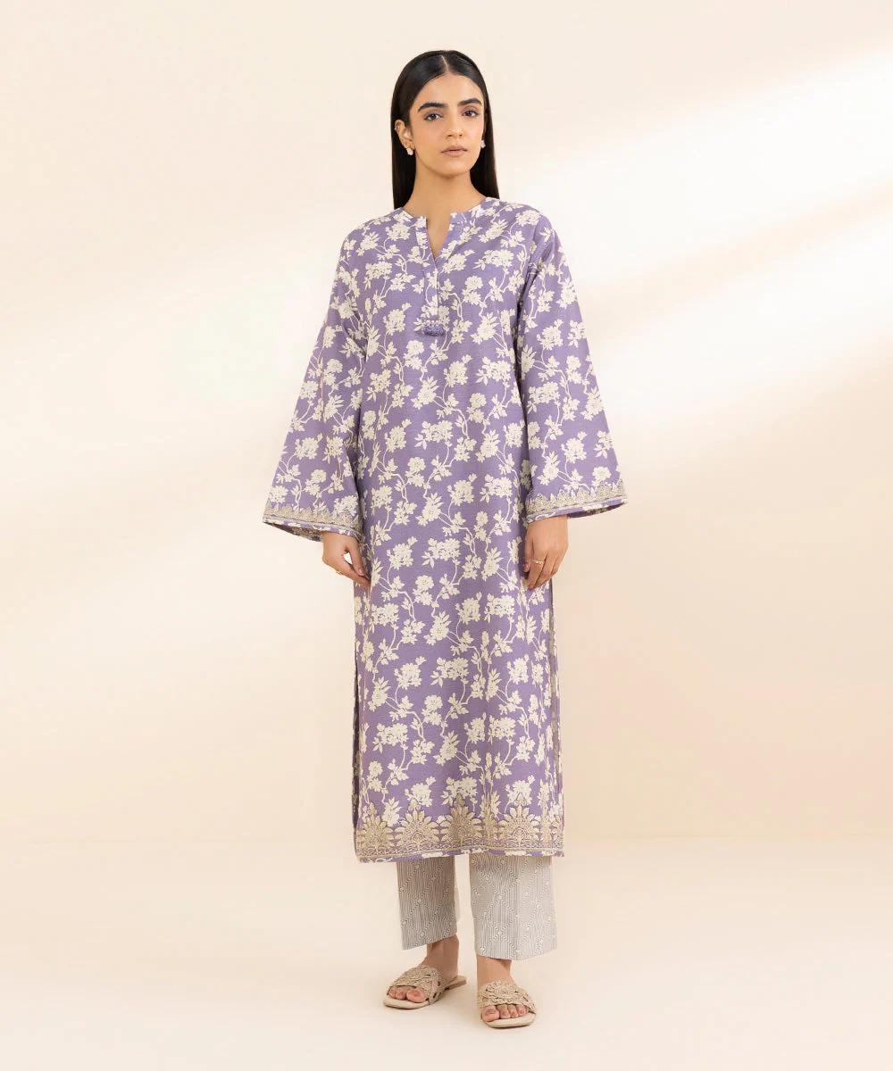 Sapphire Embroided Khaddar Three Piece Suit SP-KHD-PRP05