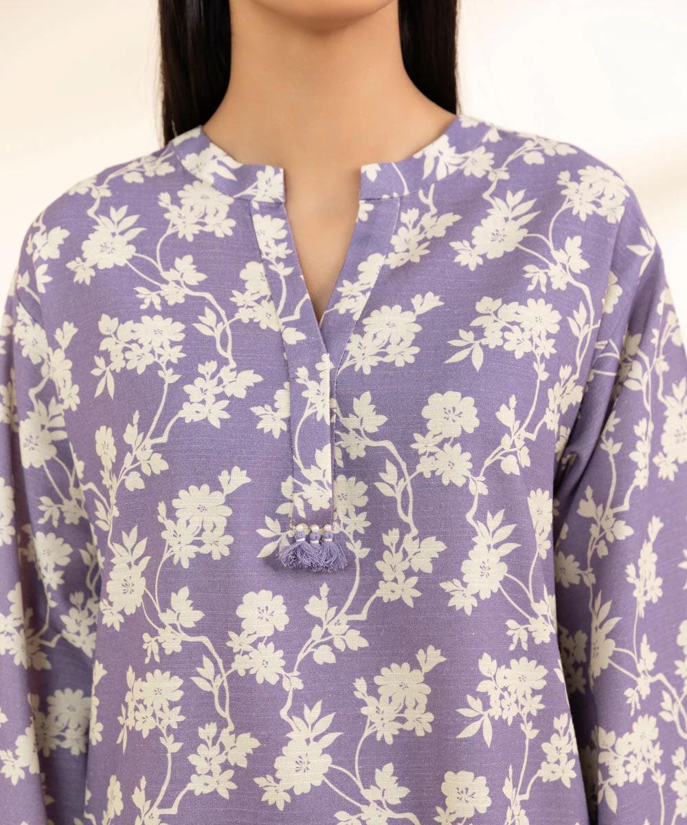 Sapphire Embroided Khaddar Three Piece Suit SP-KHD-PRP05