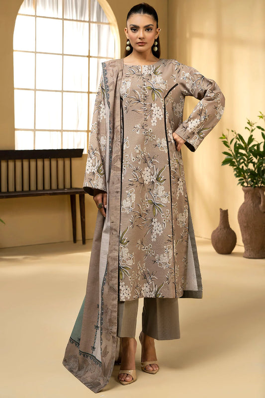 Motifz Khaddar Three Piece Suit MT-KHD-BR02