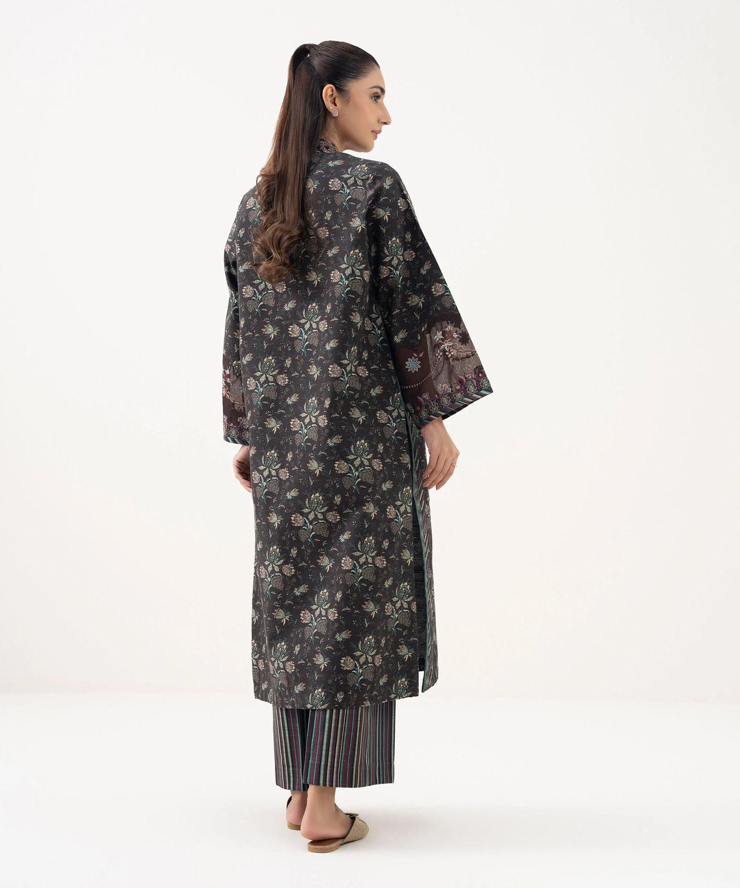 Sapphire Embroidered Light Khaddar Two Piece Suit SP-KHD-GRY010