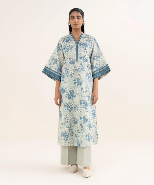 Sapphire Printed Lawn Suit With Matchin Dupatta SP-LWN-BLU09
