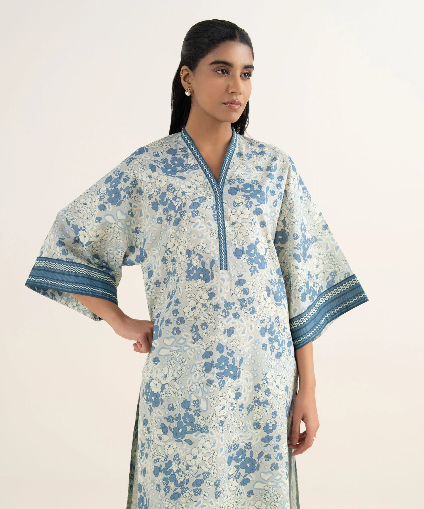 Sapphire Printed Lawn Suit With Matchin Dupatta SP-LWN-BLU09