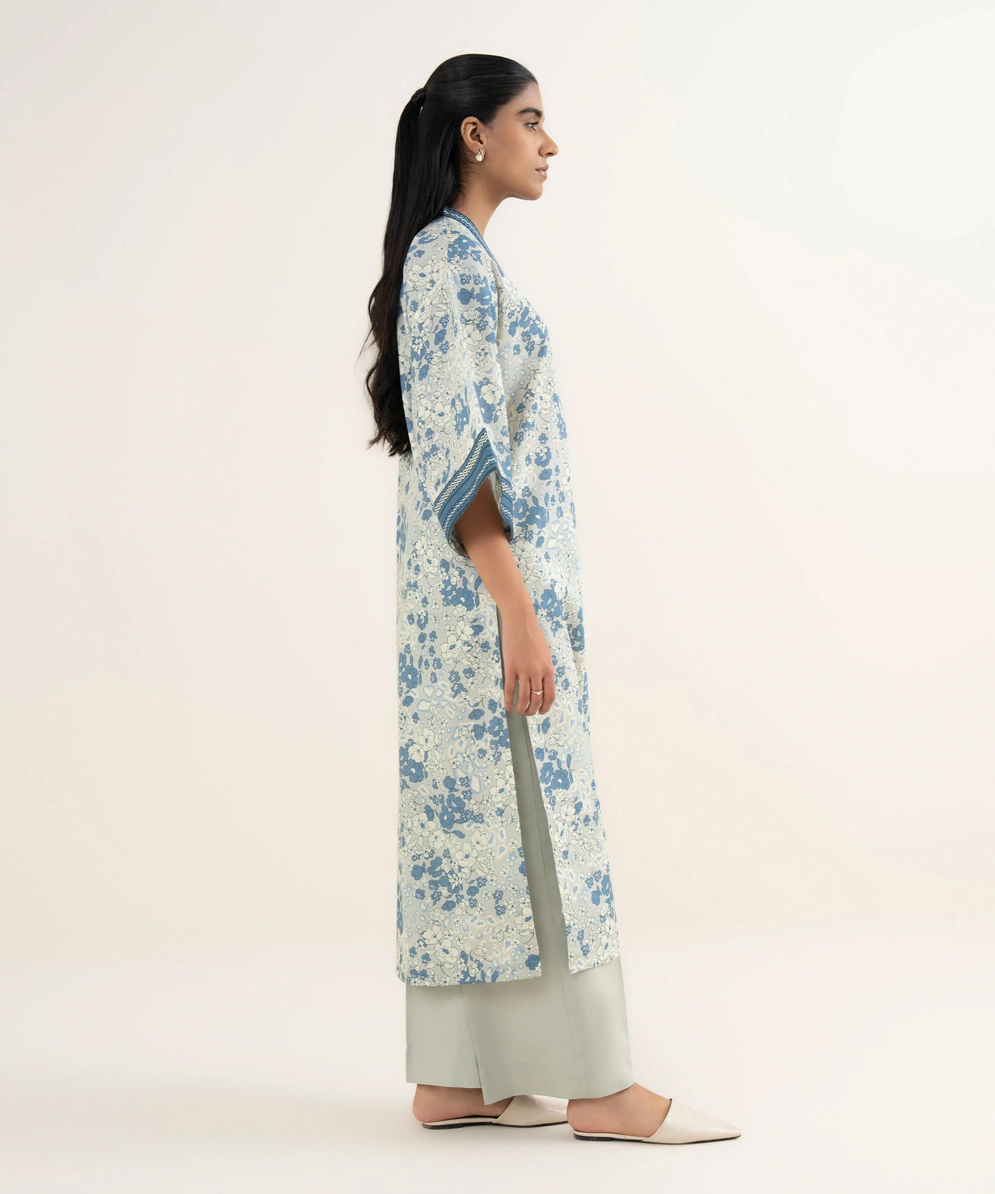 Sapphire Printed Lawn Suit With Matchin Dupatta SP-LWN-BLU09