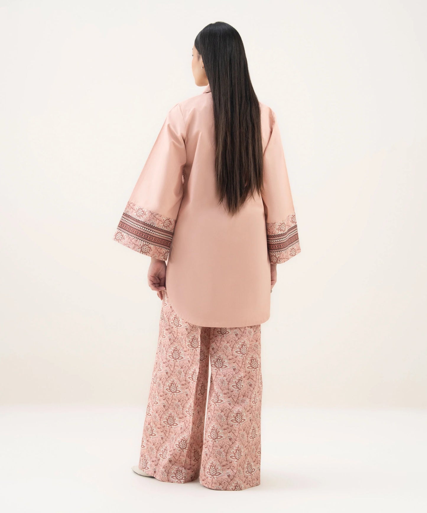 Sapphire Cotton Three Piece Suit SP-CT-PNK05