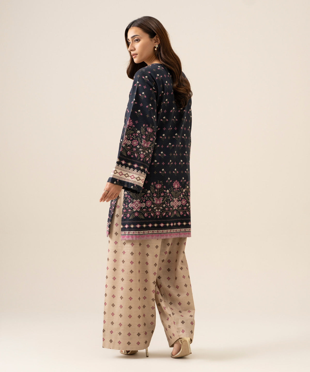 Sapphire Embroidered Khaddar Two Piece Suit SP-KHD-BLU09