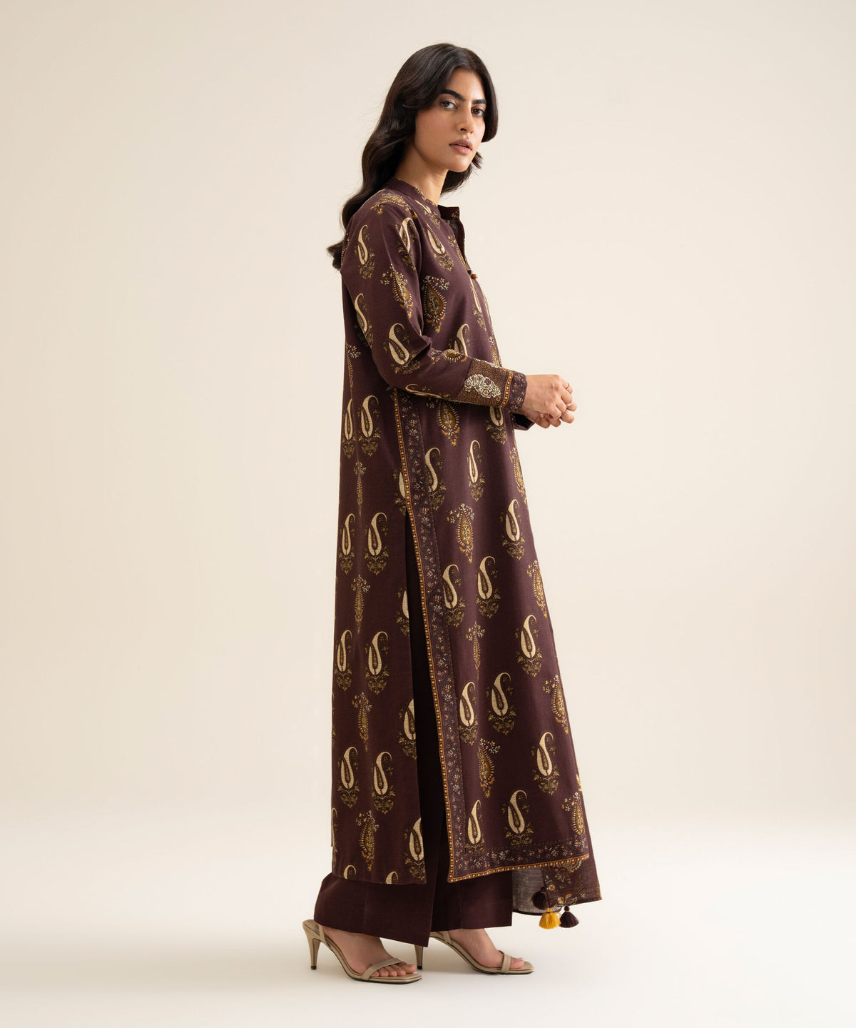 Sapphire Khaddar Three Piece Suit SP-KHD-BR07