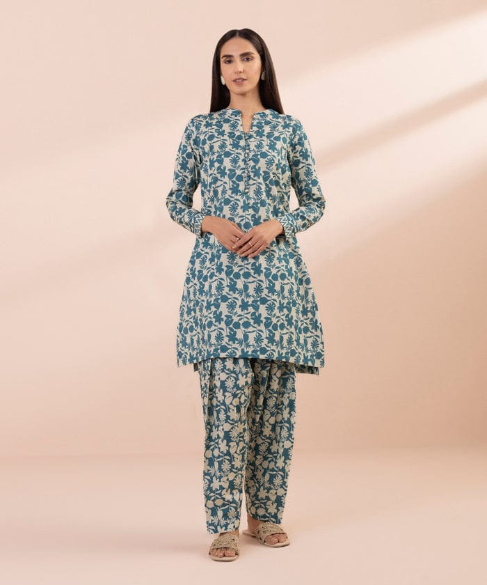 Sapphire Summer Lawn Three Piece Suit SP-LWN-GR04