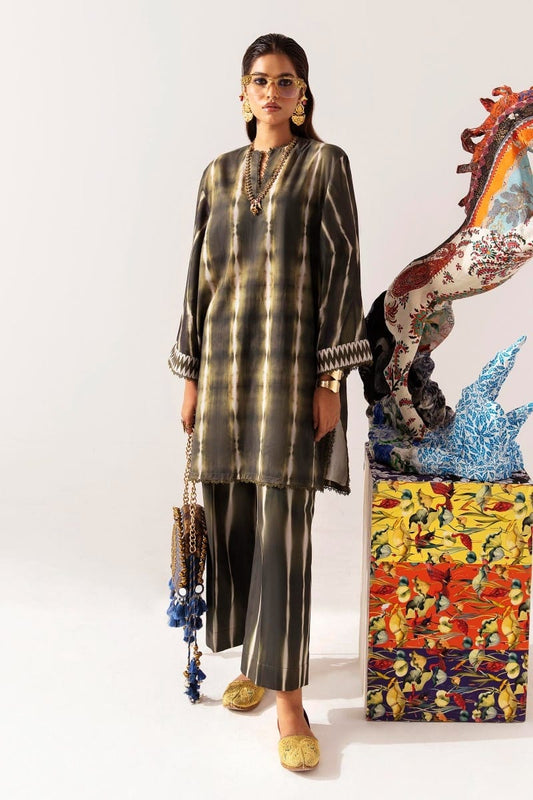 Sana Safinaz Linen Three Piece Suit SF-LNN-GR01