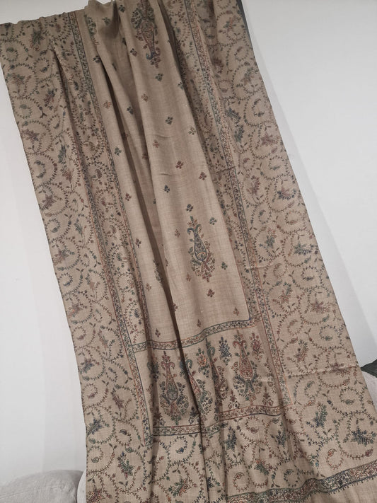Pure Pashmina Shawl Embroided SHAWL-BR01