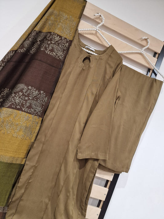 Uznau Marina Linen Three Piece Suit UZ-WL-MST01