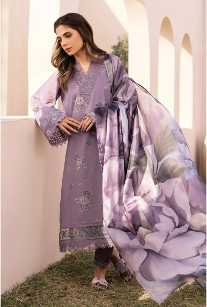 Baroque Embroided Lawn Three Piece Suit BR-LWN-PRP01