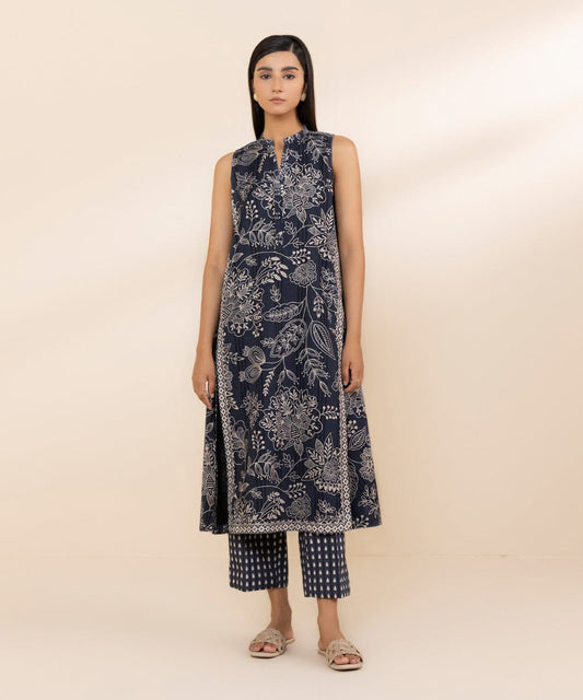 Sapphire Lawn Three Piece Suit SP-LWN-BLU05