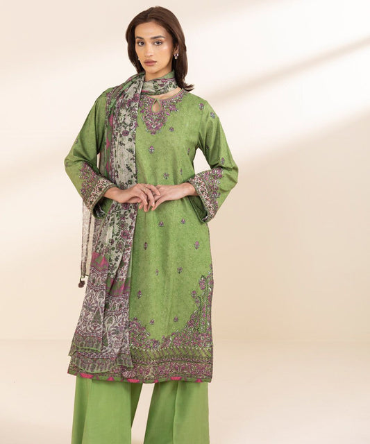 Sapphire Linen Three Piece Suit SP-LNN-GR01