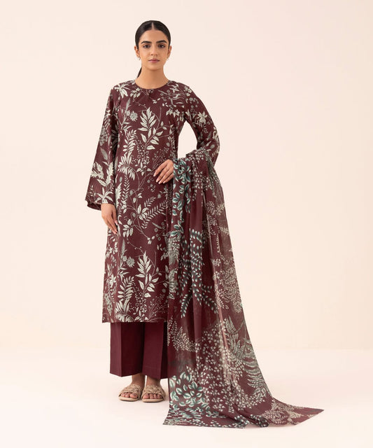 Sapphire Cotton Three Piece Suit SP-CT-RD02
