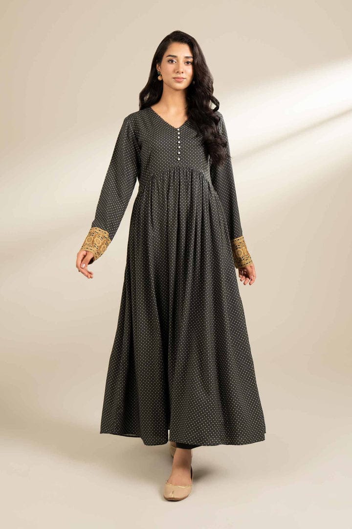 Nishaat Linen Three Piece Suit NS-LNN-BLK01