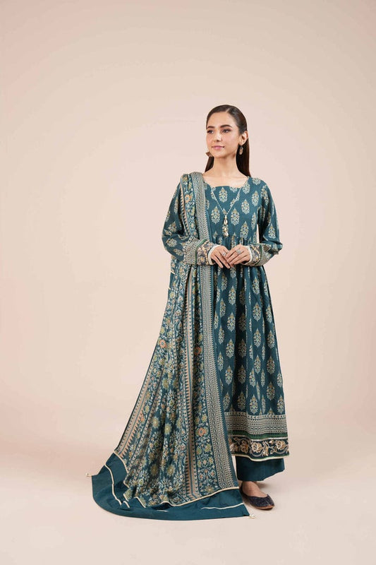 Nishaat Khaddar Three Piece SUIT NS-KHD-GR02