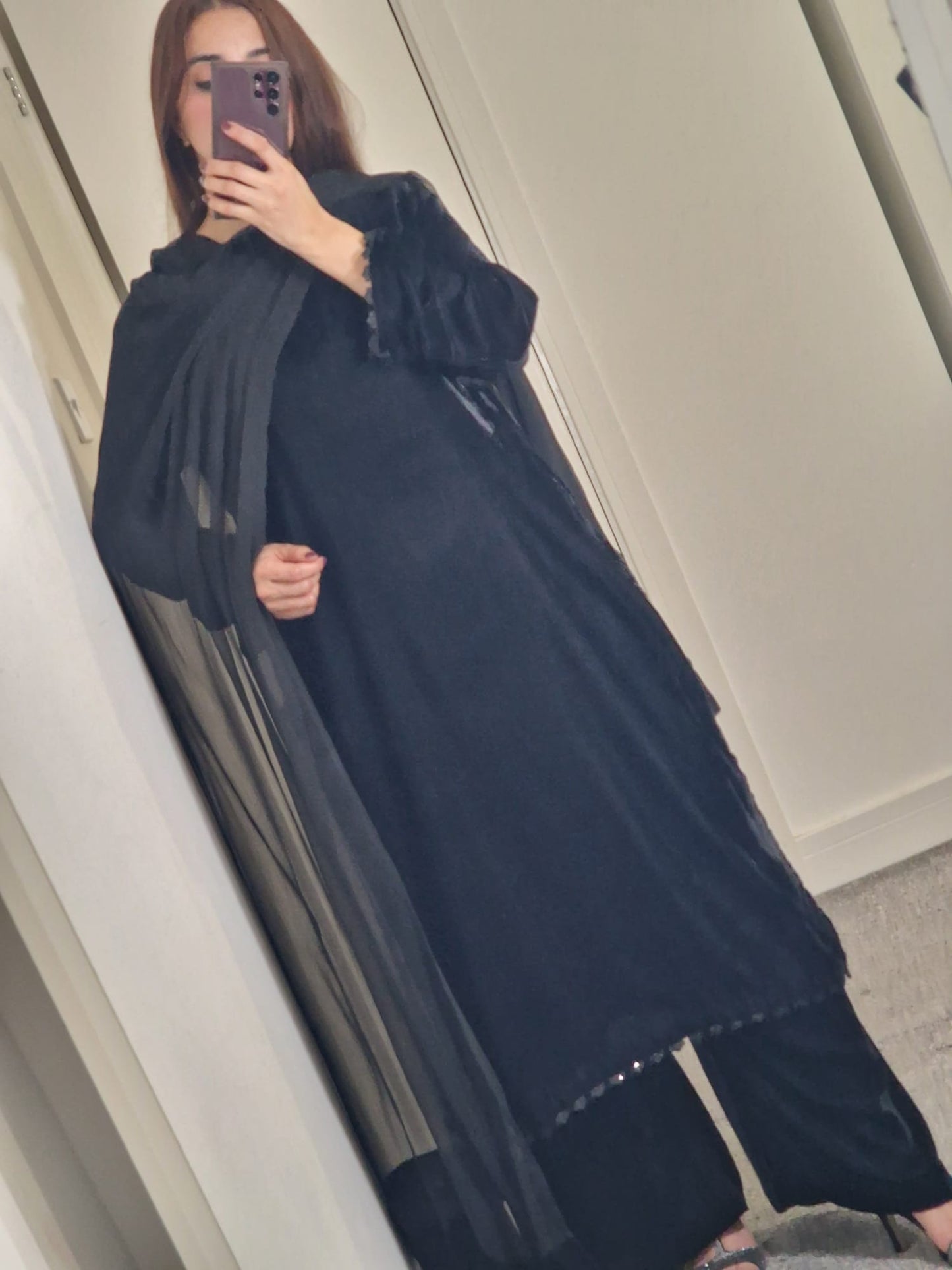 Uznau Black Velvet Three Piece Suit UZ-VL-BLK02