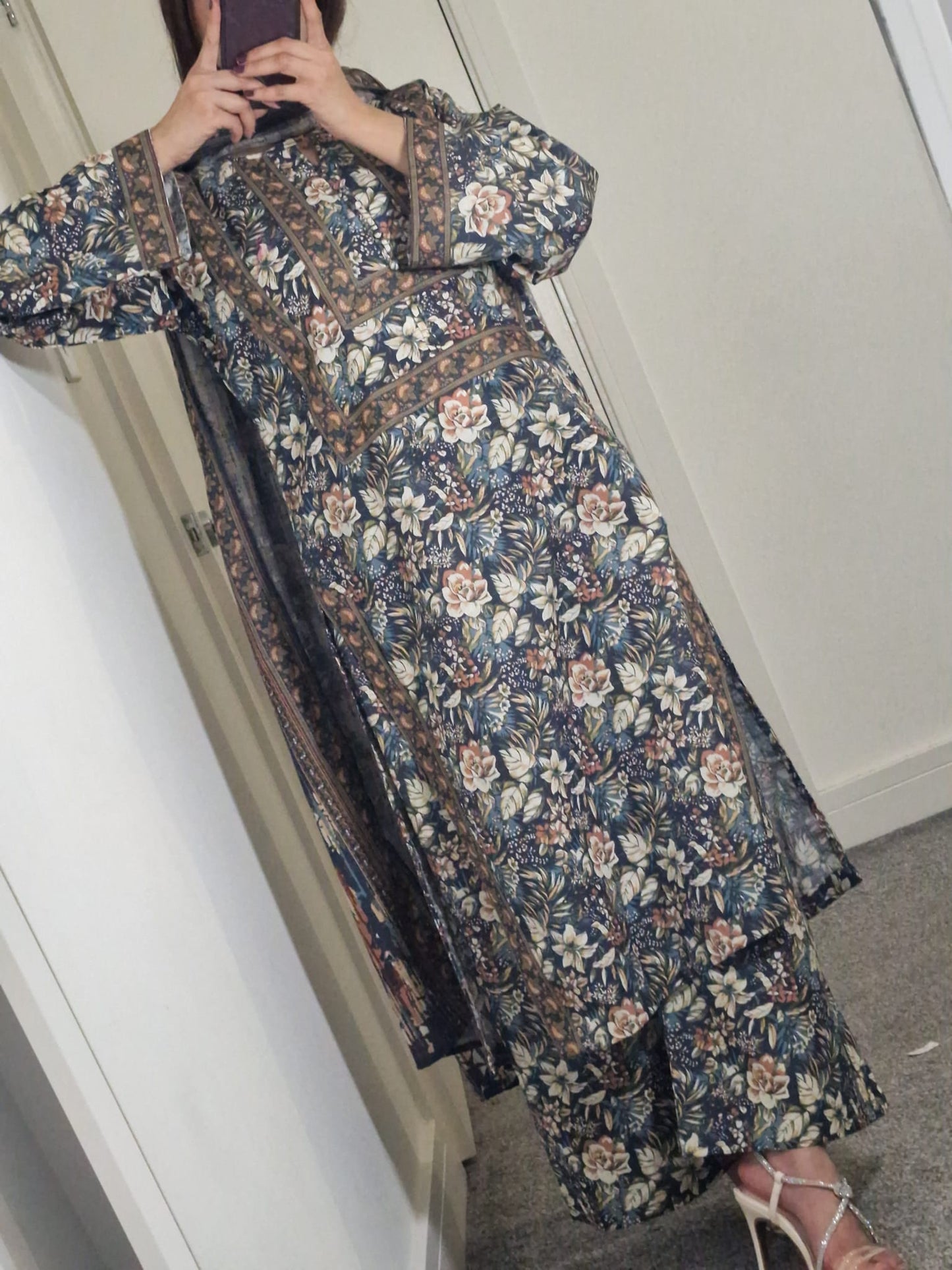 Uznau Khaddar Three Piece Suit UZ-KHD-GR07