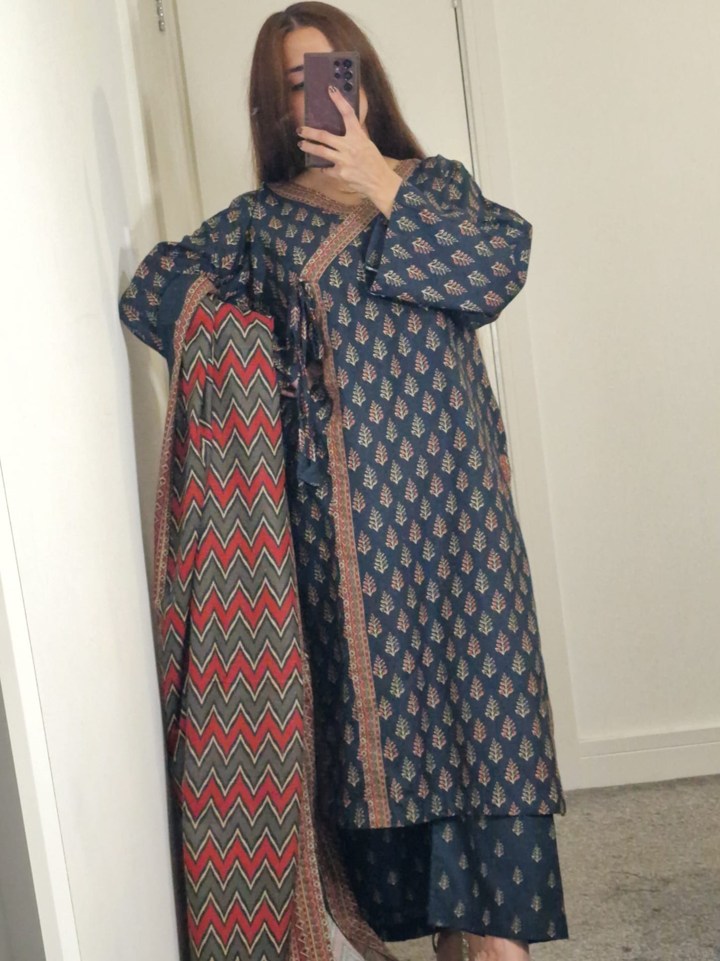 Uznau Khaddar Three Piece Suit UZ-KHD-BLK09