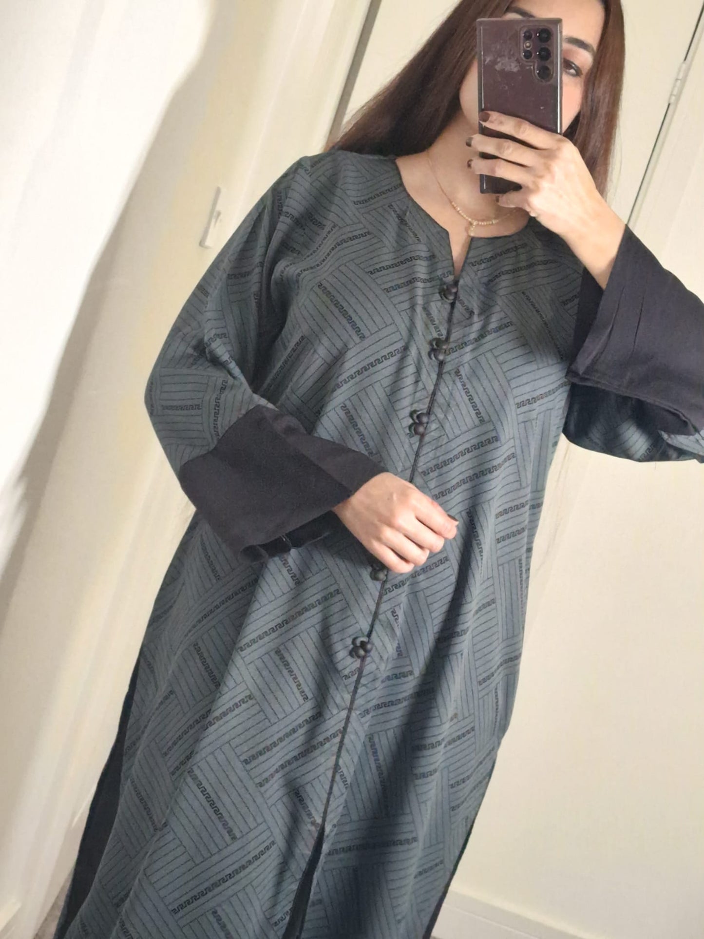 Uznau Marina Wool Two Piece Co ord Set UZ-MR-GR04