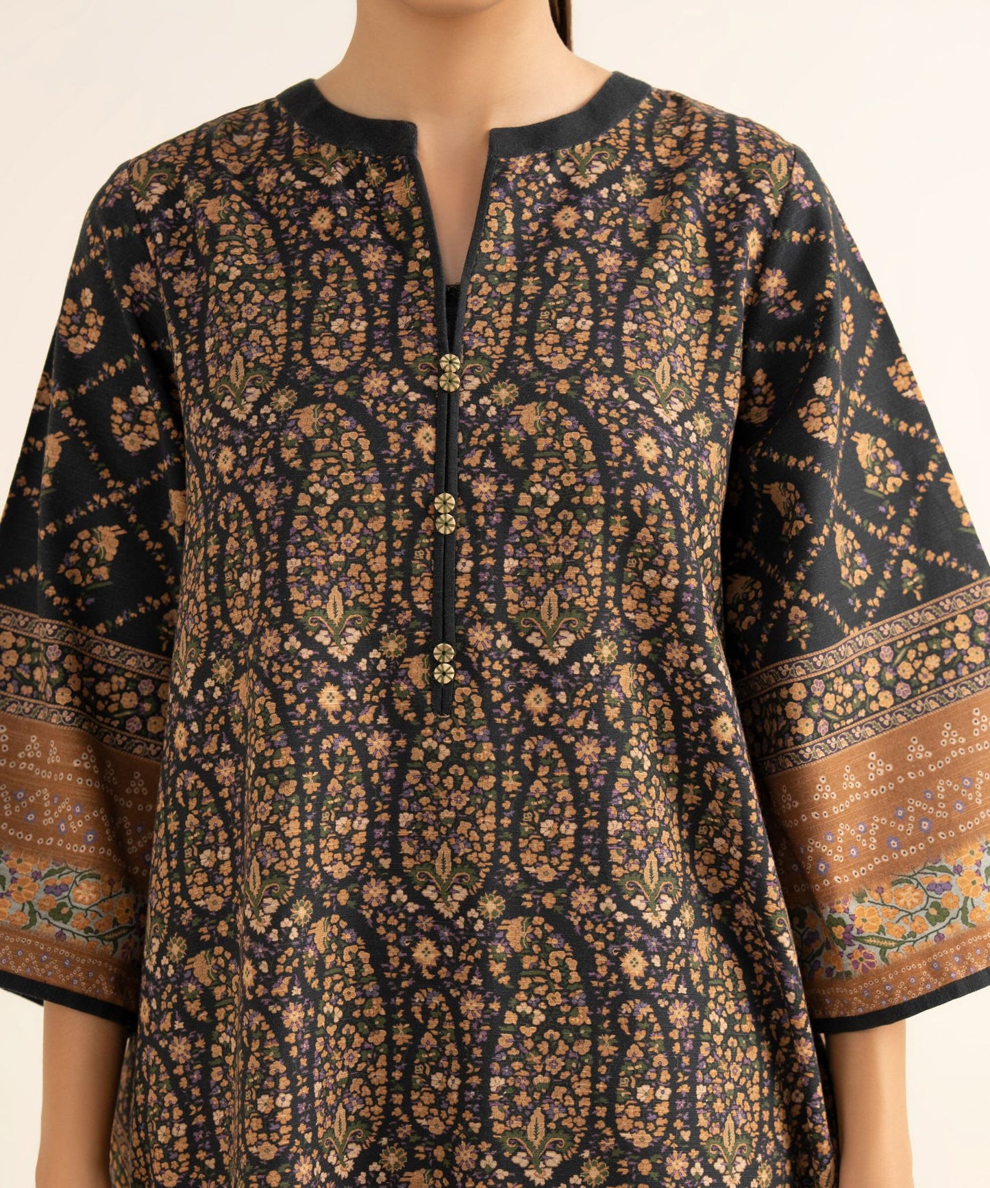 Sapphire Khaddar Three Piece Suit SP-KHD-BR05