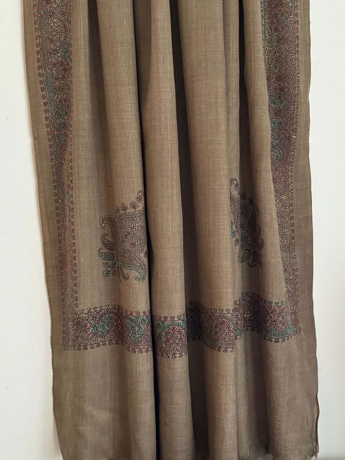Pure Pashmina Shawl Embroided SHAWL-BR03