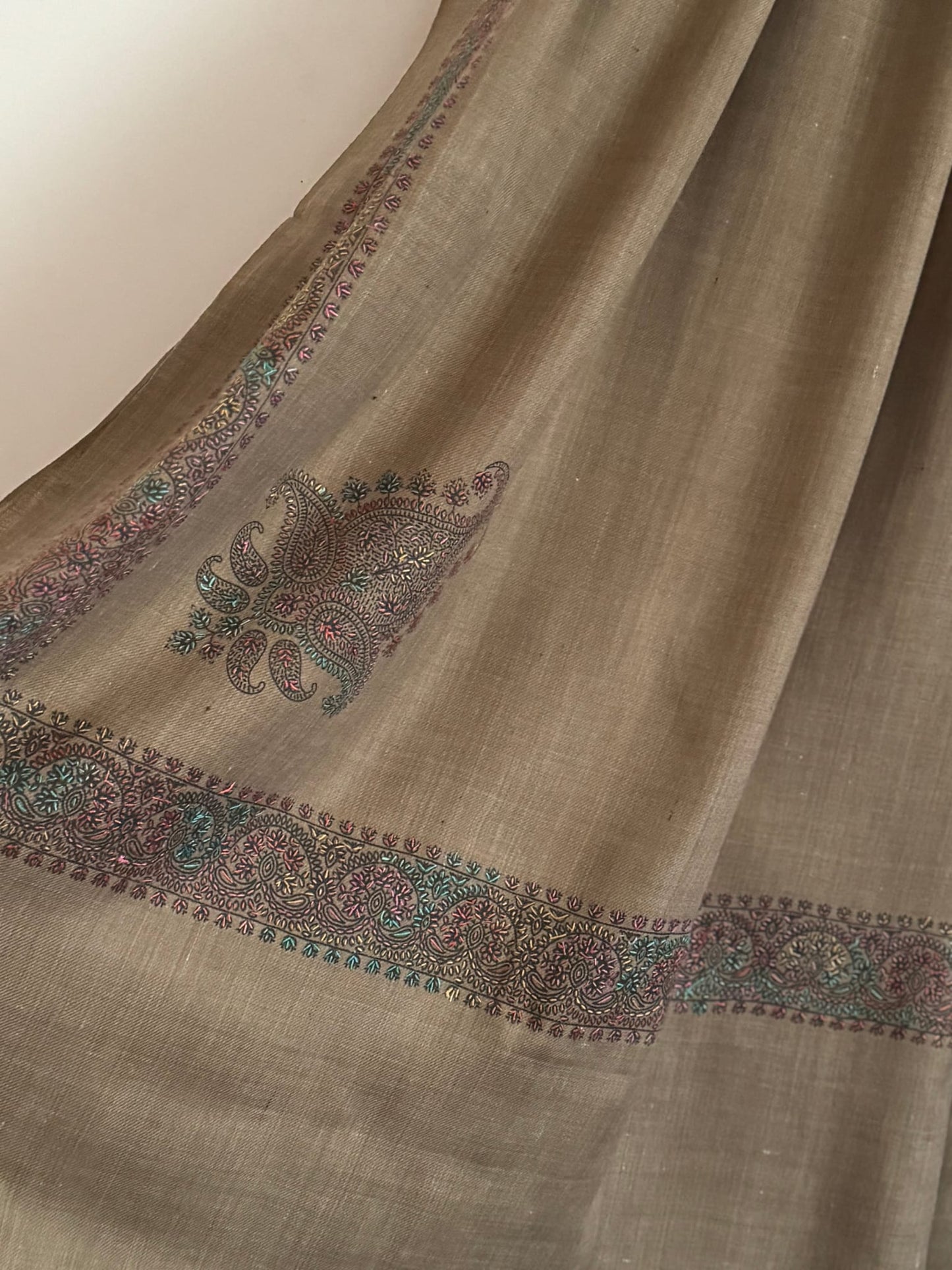 Pure Pashmina Shawl Embroided SHAWL-BR03