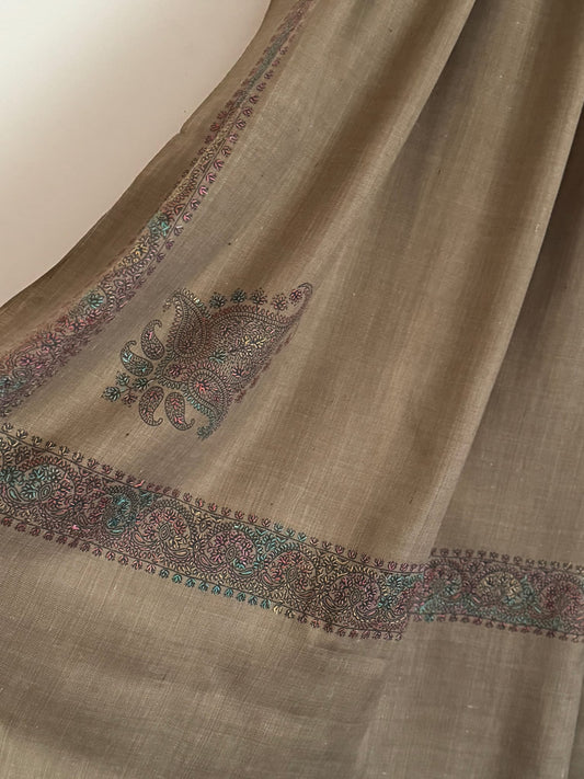 Pure Pashmina Shawl Embroided SHAWL-BR03