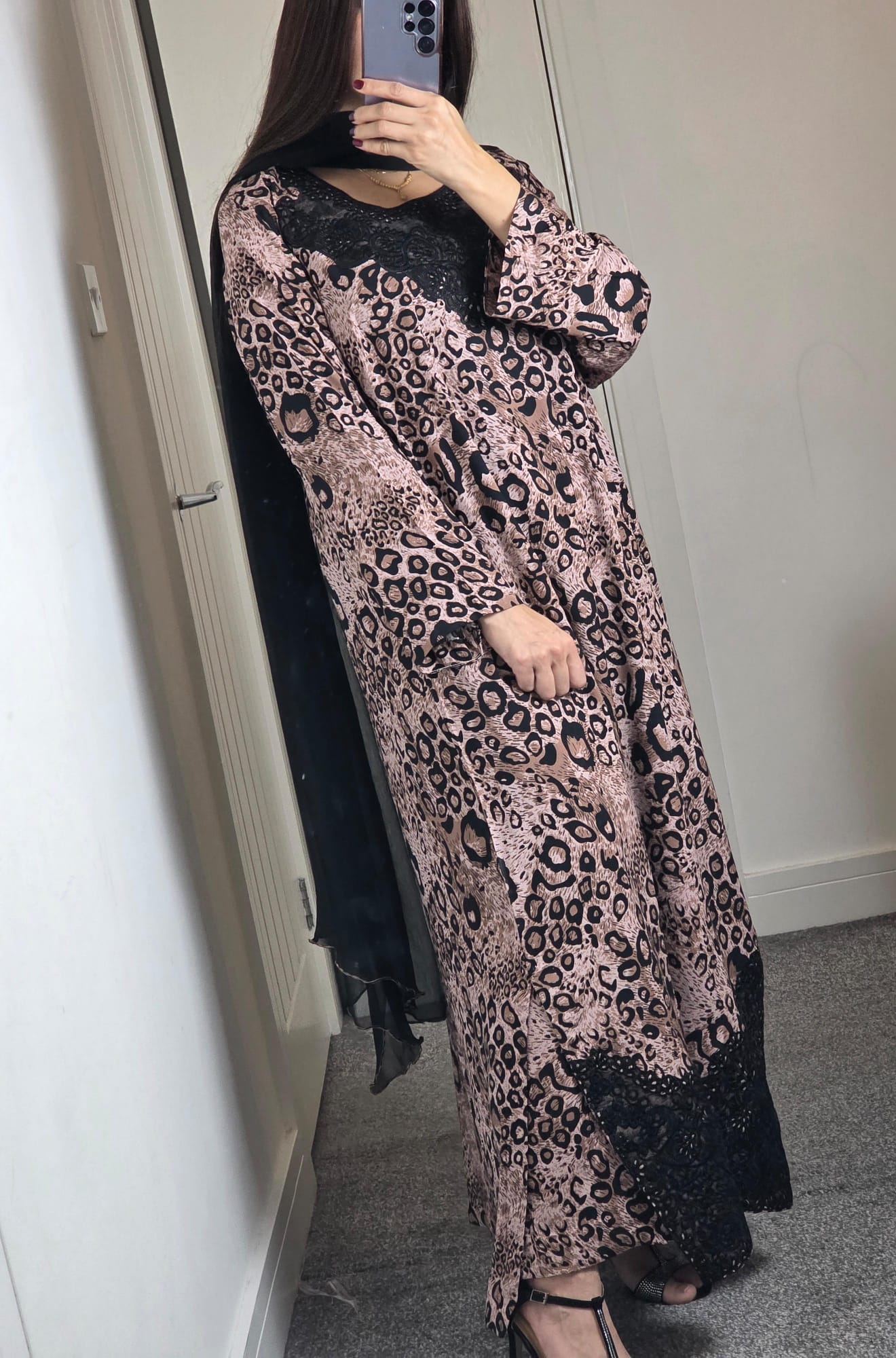 Uznau Kaftan Three Piece Suit UZ-LNN-BR023