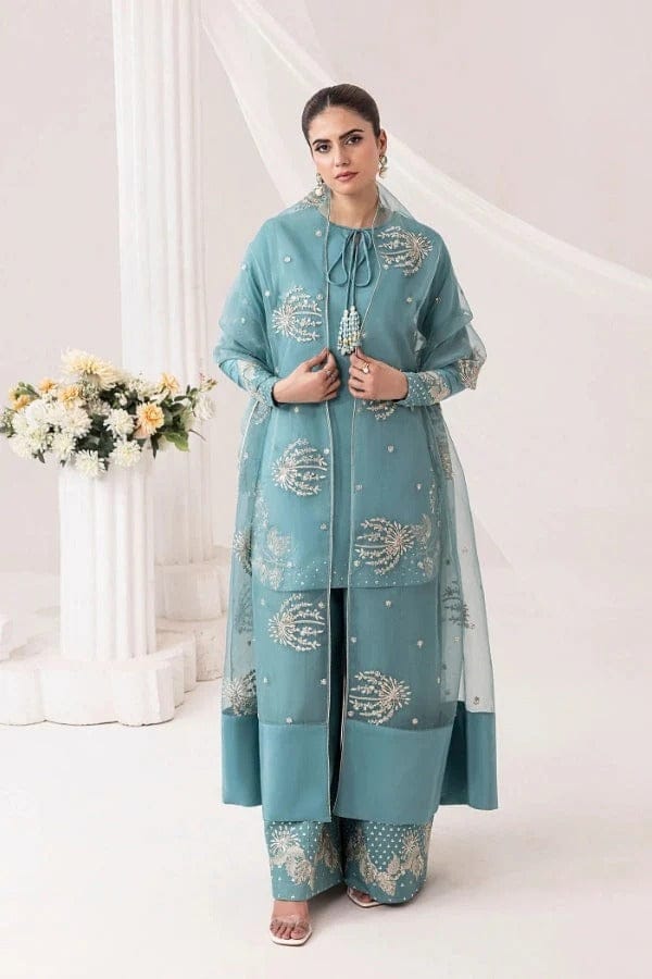 Uznau Marina Silk Three Piece Suit UZ-SLK-FR01