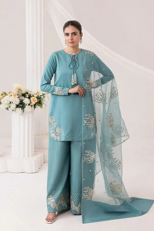 Uznau Marina Silk Three Piece Suit UZ-SLK-FR01