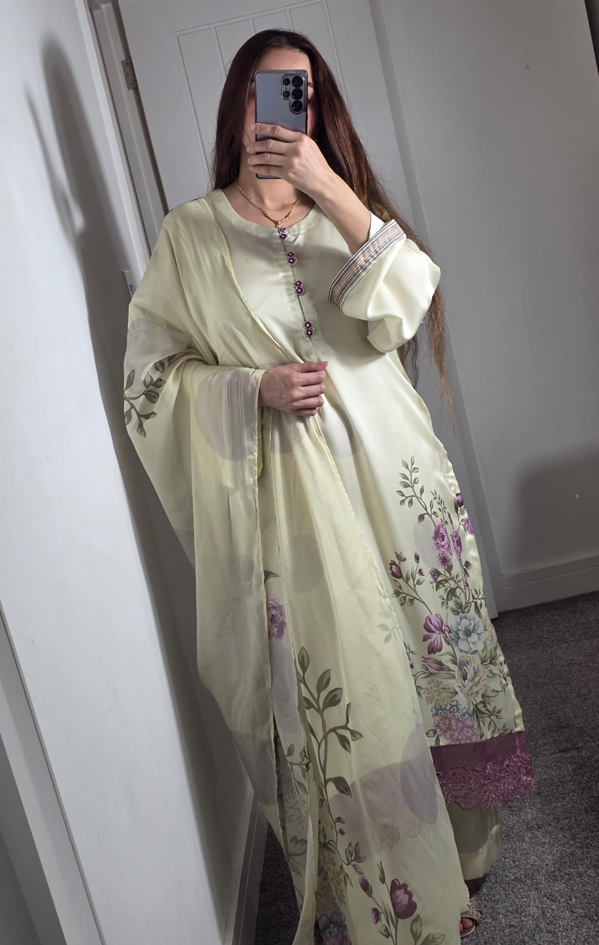 Uznau Silk Three Piece Suit UZ-SLK-BG01