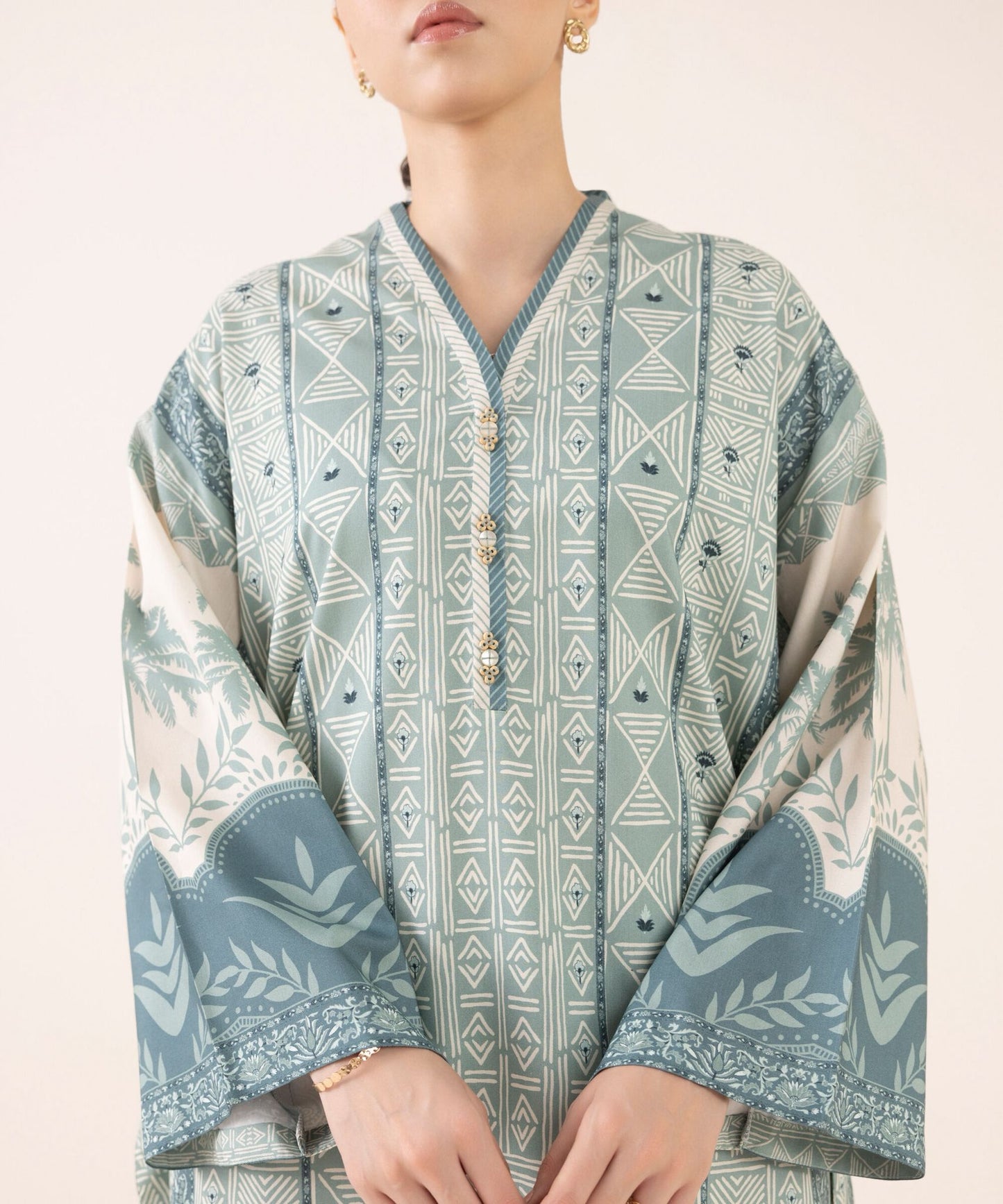 Sapphire Arabic Linen Three Piece Suit SP-LNN-GR05